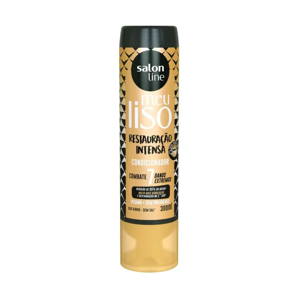 CONDICIONADOR SALON LINE MEU LISO RESTAURAçãO INTENSA 300ML