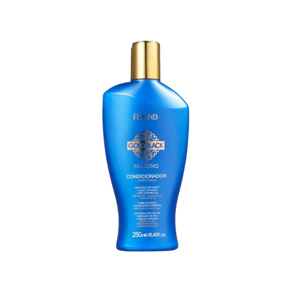 Condicionador Amend Gold Black Nutritivo 250ml