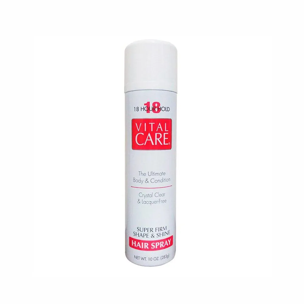 HAIR SPRAY VITAL CARE SUPER FIRM SHAPE E SHINE 18H