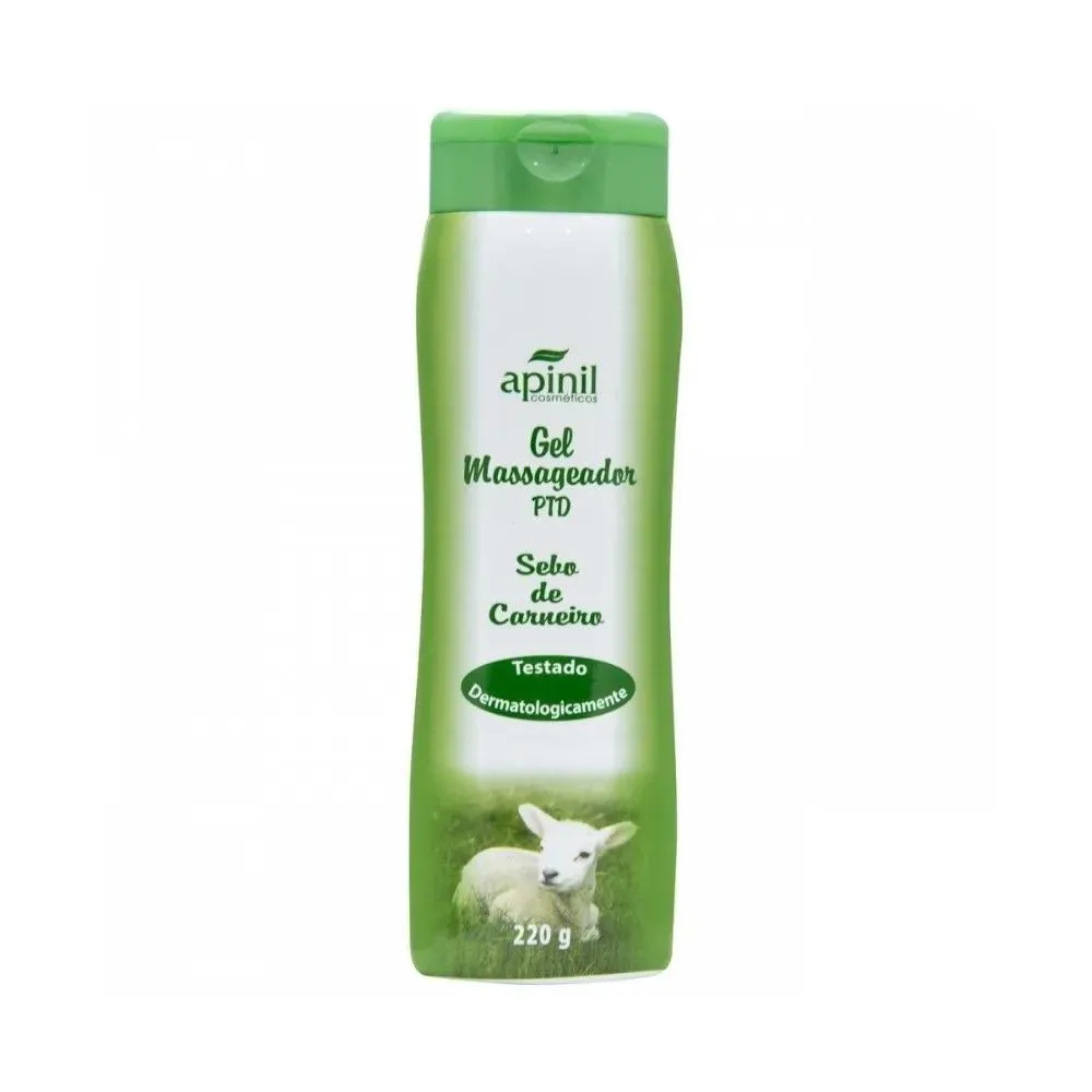 GEL PARA MASSAGEM NATUDEPILL APINIL TIRA DOR 220G