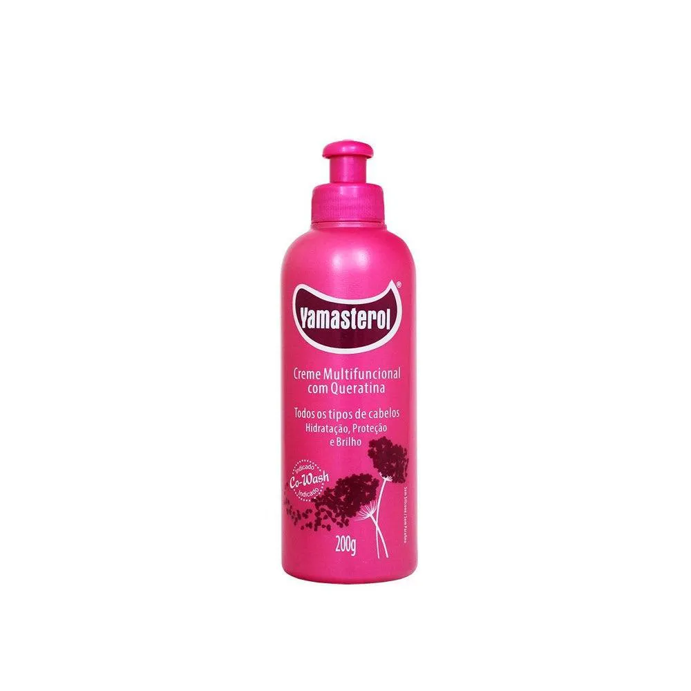 CREME DE HIDRATAçãO YAMASTEROL QUERATINA 200G