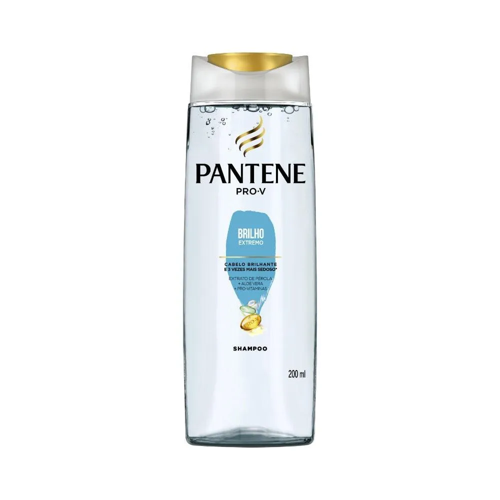 Shampoo Pantene Brilho Extremo Sedosidade 200ml
