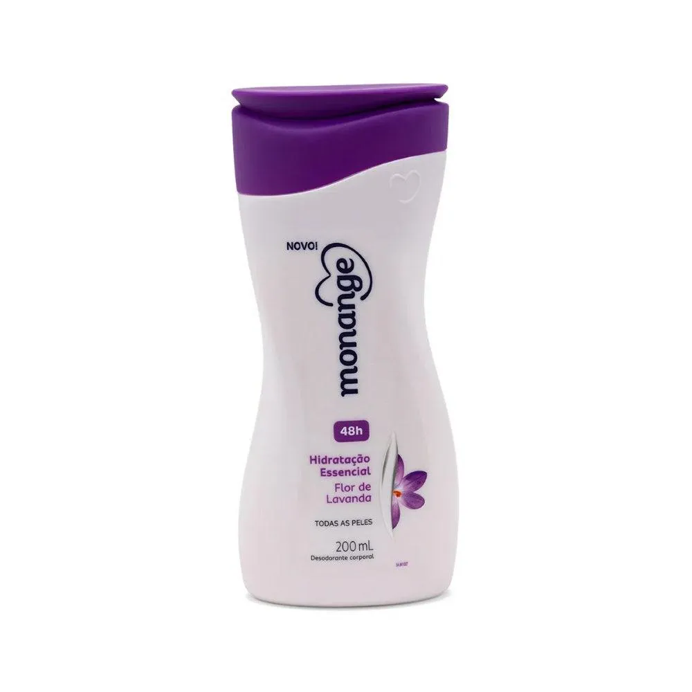 LOçãO HIDRATANTE MONANGE FLOR DE LAVANDA 200ML