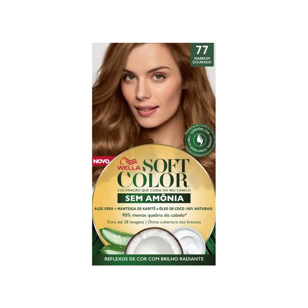 TINTURA SOFT COLOR 77 MARROM DOURADO