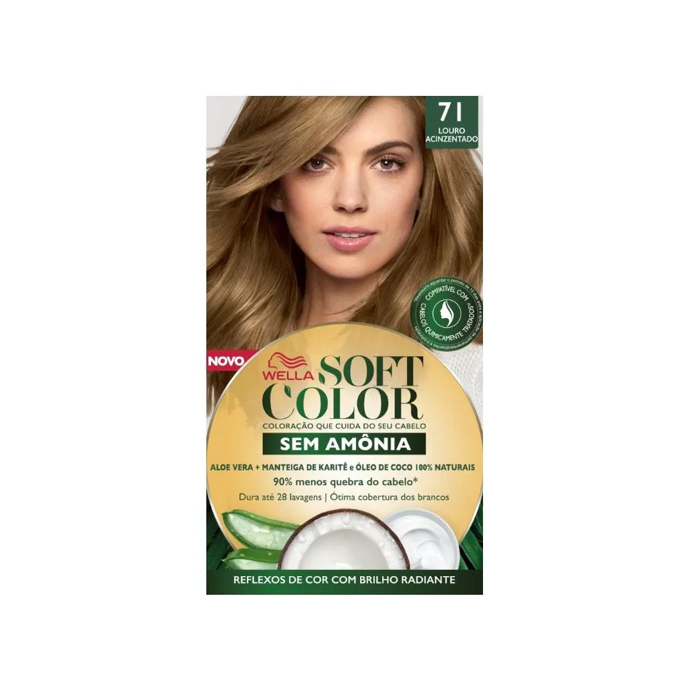 TINTURA SOFT COLOR 71 LOURO ACINZENTADO