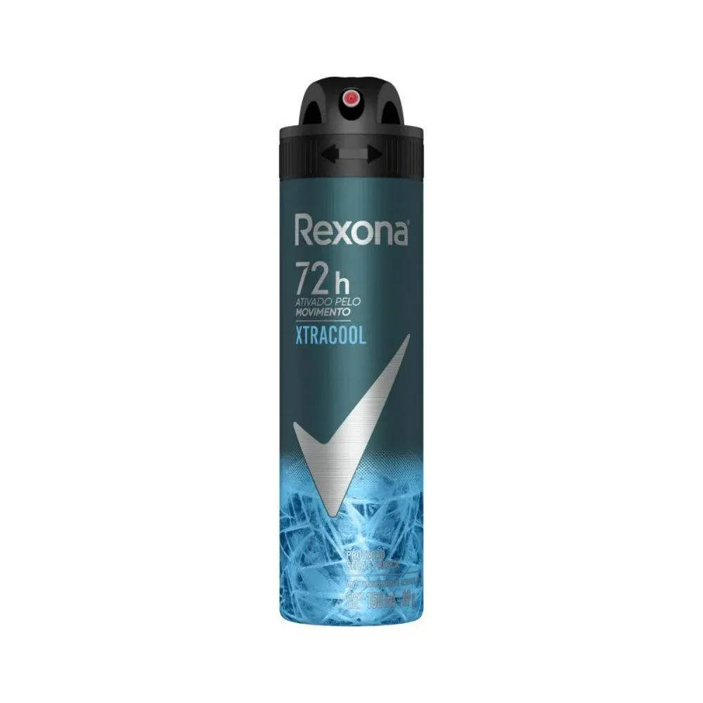 Desodorante Antitranspirante Aerosol Rexona Men Xtra Cool 72h 150ml