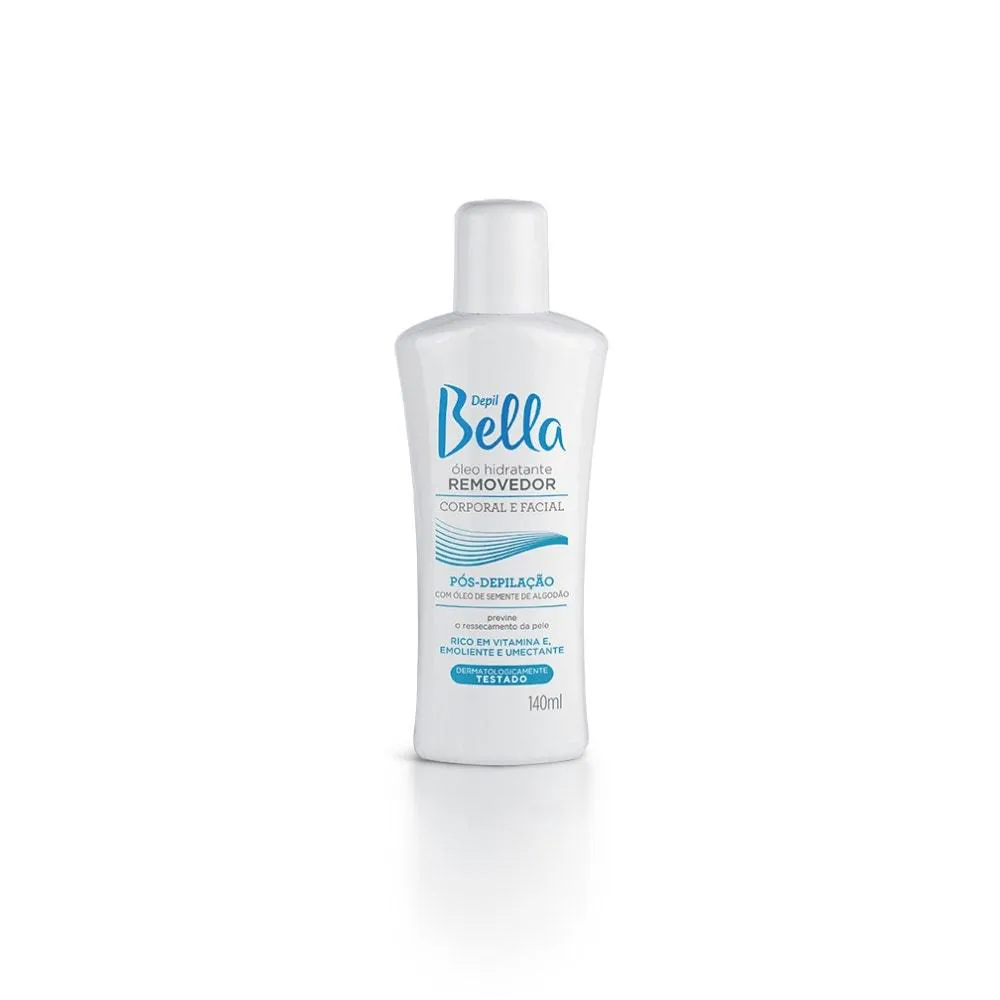 ÓLEO REMOVEDOR PóS DEPILAçãO DEPIL BELLA 140ML