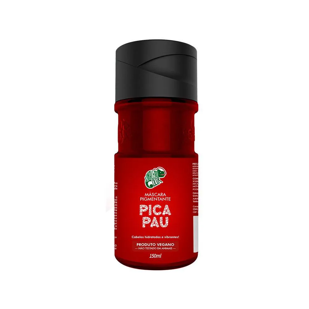 MáSCARA DE TRATAMENTO KAMALEãO COLOR PIGMENT PICA PAU 150ML