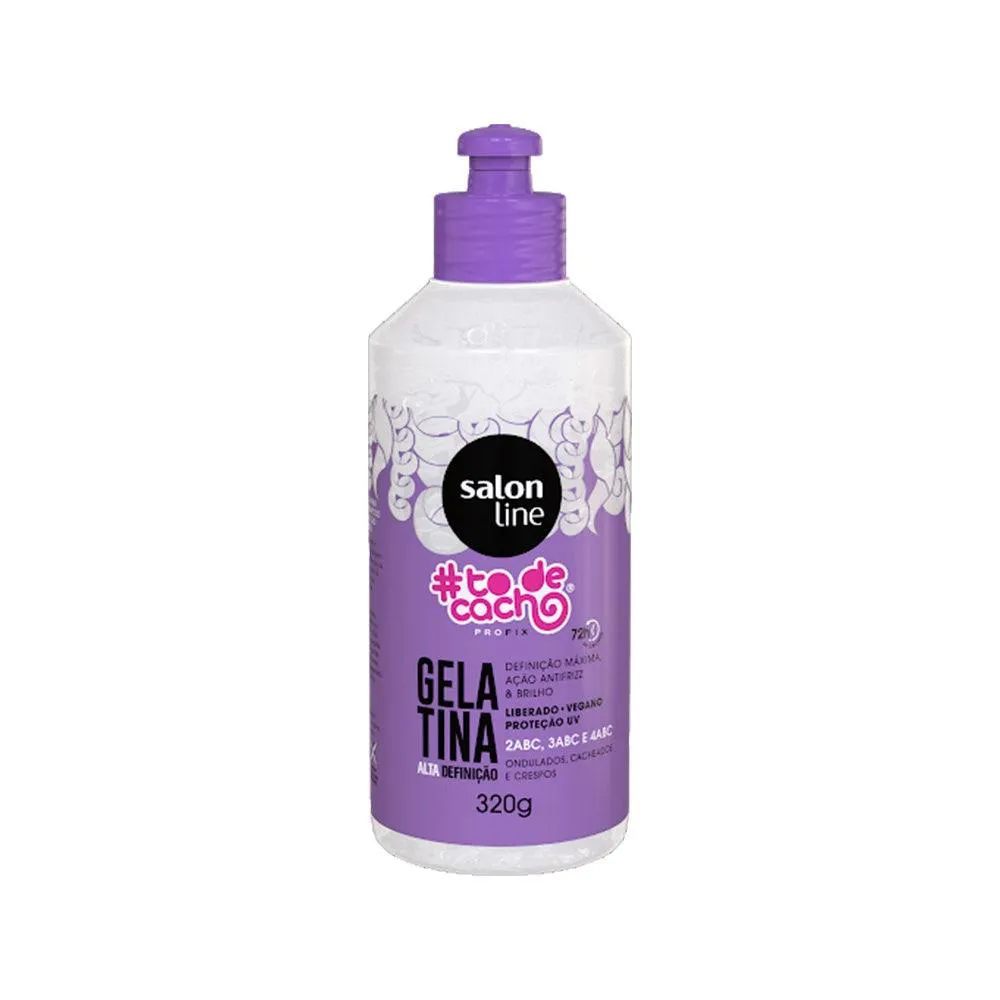 GELATINA SALON LINE #TODECACHO ALTA DEFINICAO 320GR
