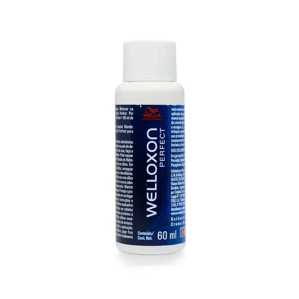 ÁGUA OXIGENADA WELLOXON 20 VOLUMES 60ML