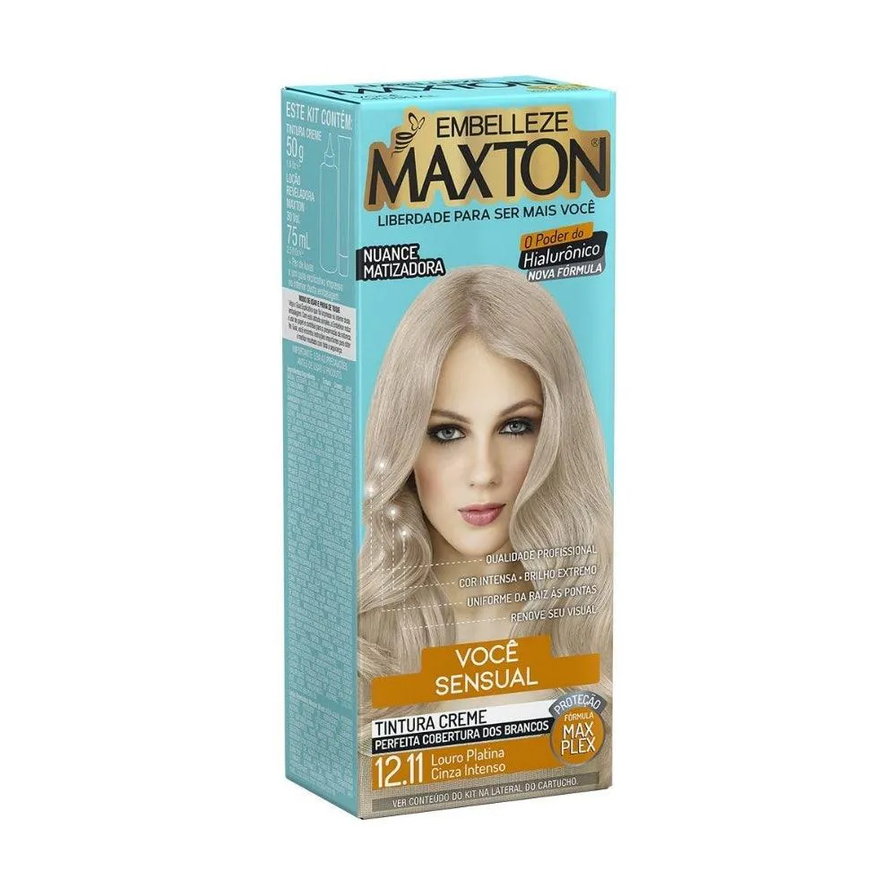 TINTURA MAXTON 12.11 LOURO PLATINADO