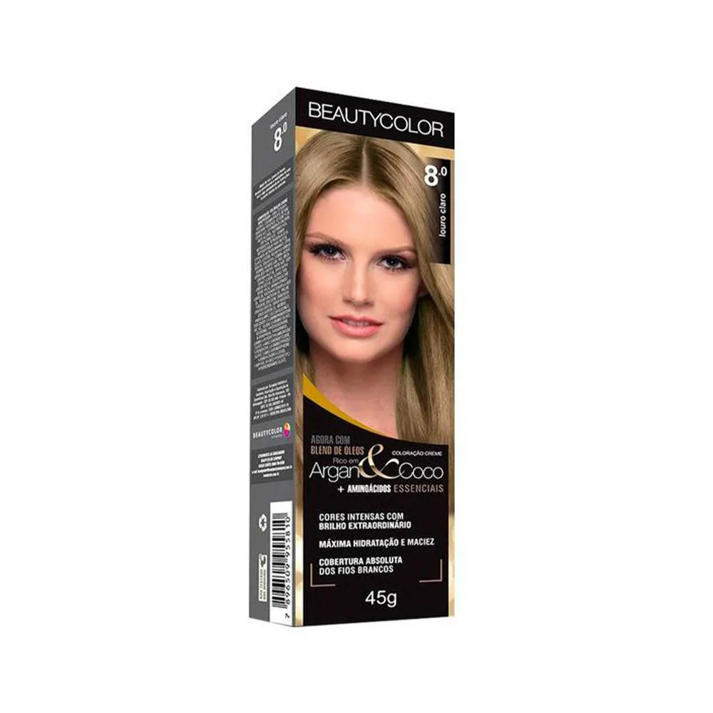 TINTURA BEAUTY COLOR 8.0 LOURO CLARO
