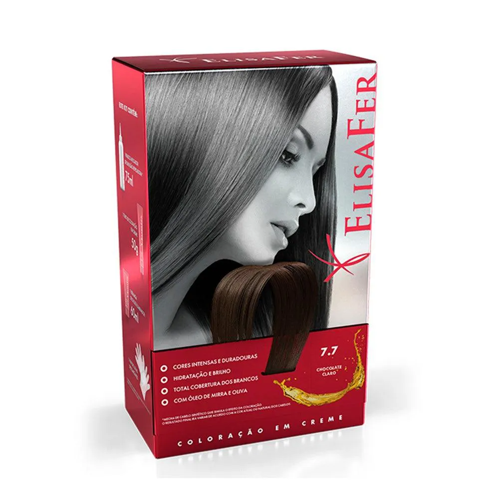 TINTURA ELISAFER 7.7 CHOCOLATE CLARO