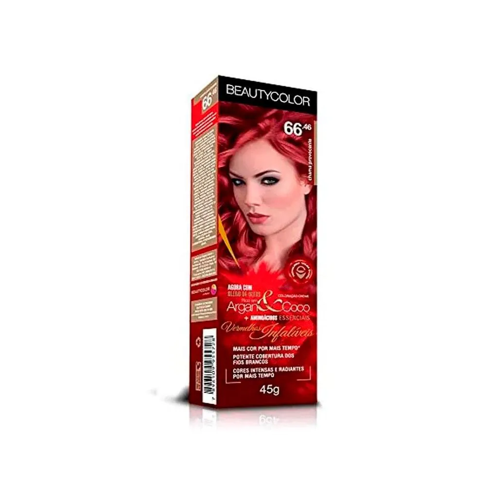 TINTURA BEAUTY COLOR 66.46 VERMELHO PICANTE