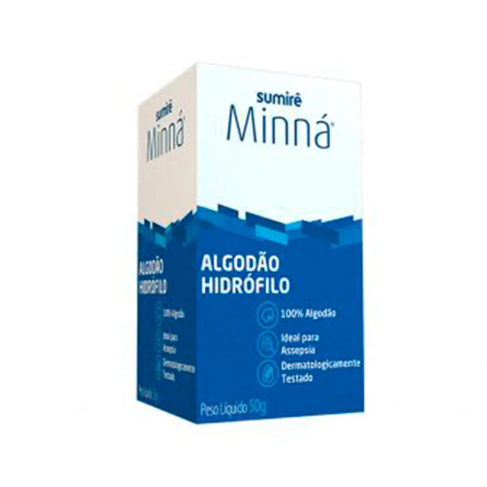 ALGODãO MINNá HIDRóFILO 50G