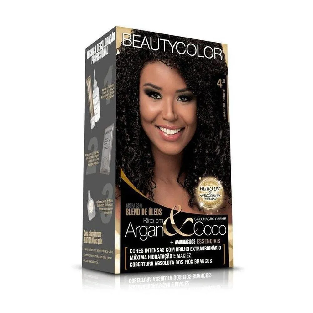 TINTURA BEAUTY COLOR KIT 4.0 CASTANHO NATURAL