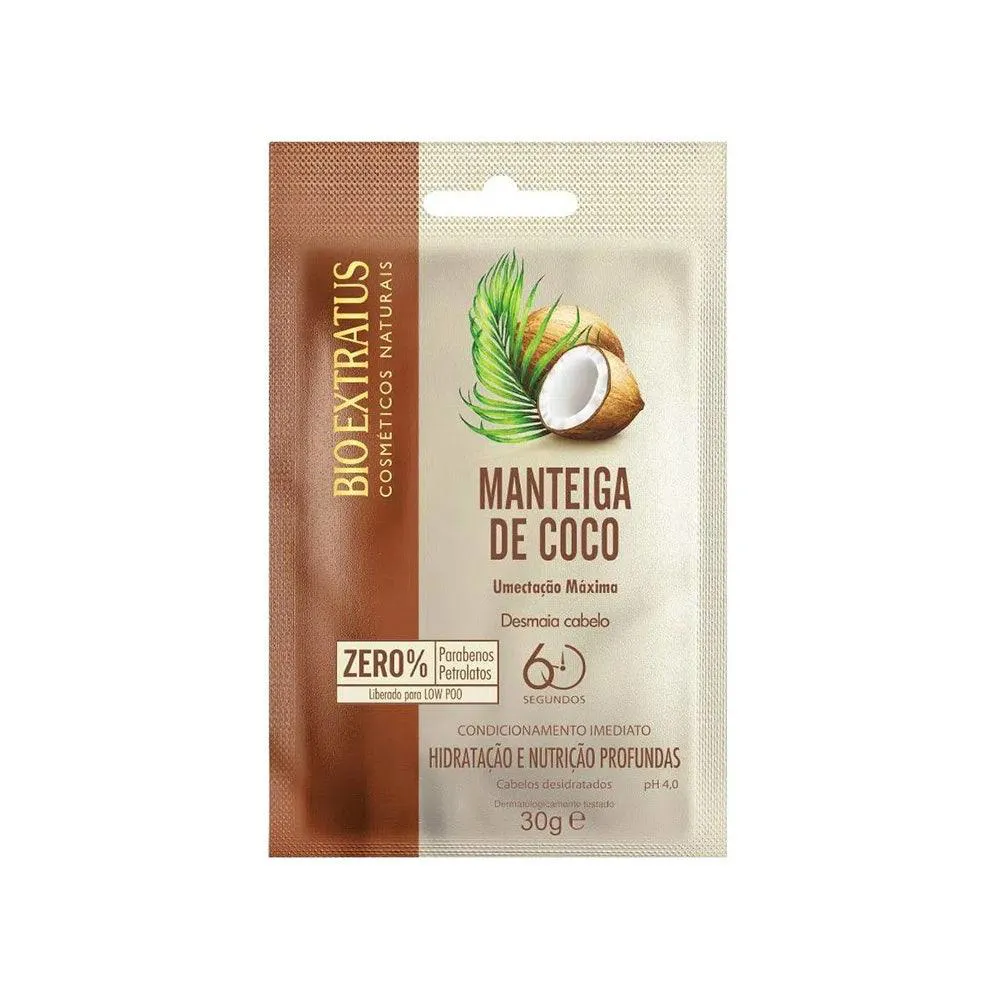 MáSCARA DE TRATAMENTO BIO EXTRATUS ÓLEO COCO DOSE 30G