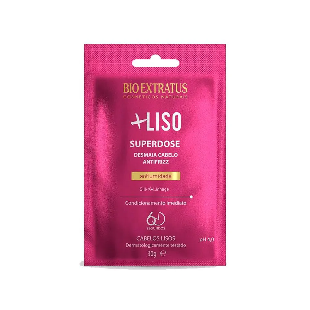 MáSCARA DE TRATAMENTO BIO EXTRATUS DOSE MAIS LISO 30G