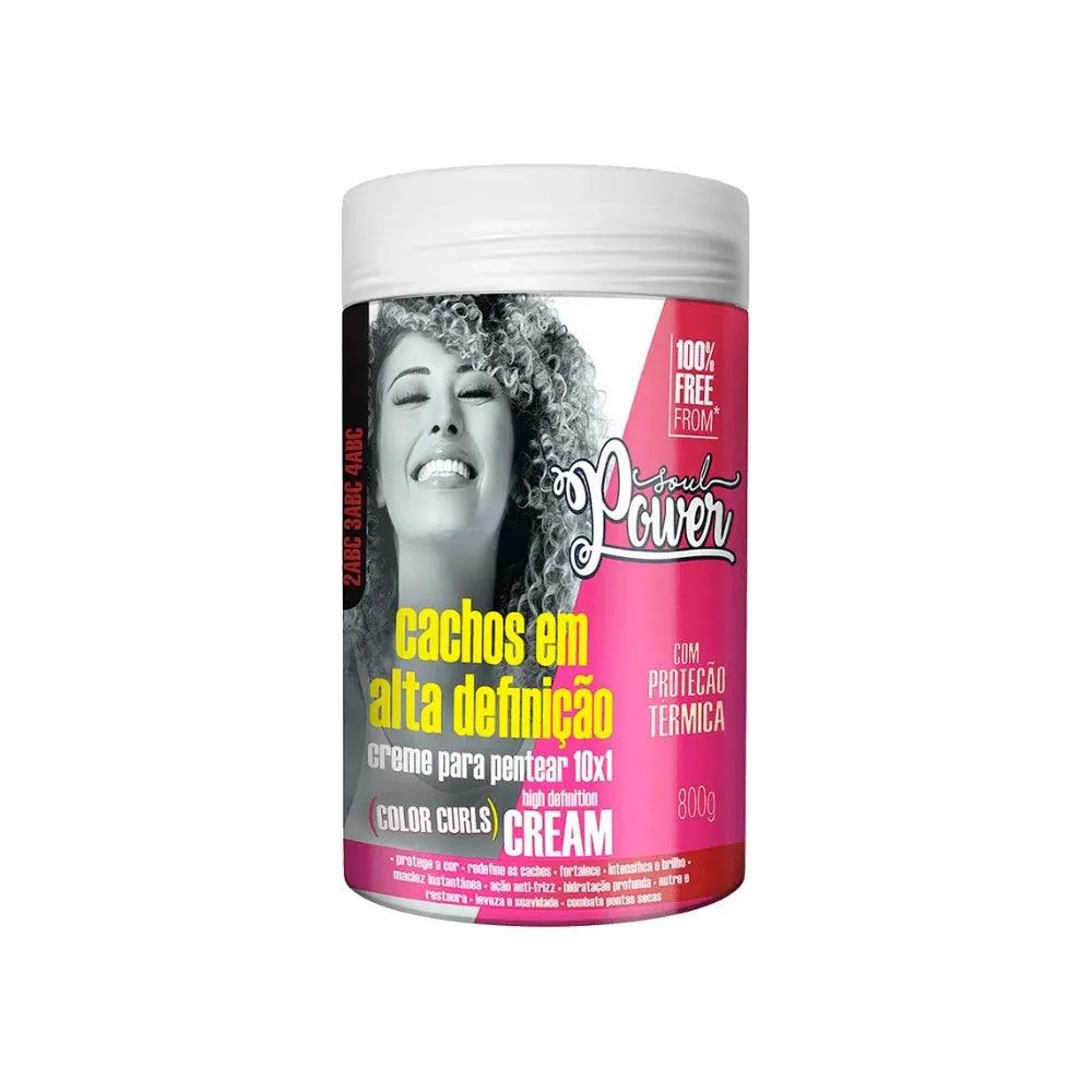 CREME DE PENTEAR SOUL POWER COLOR CURLS HIGH DEFINITION CREAM 800G