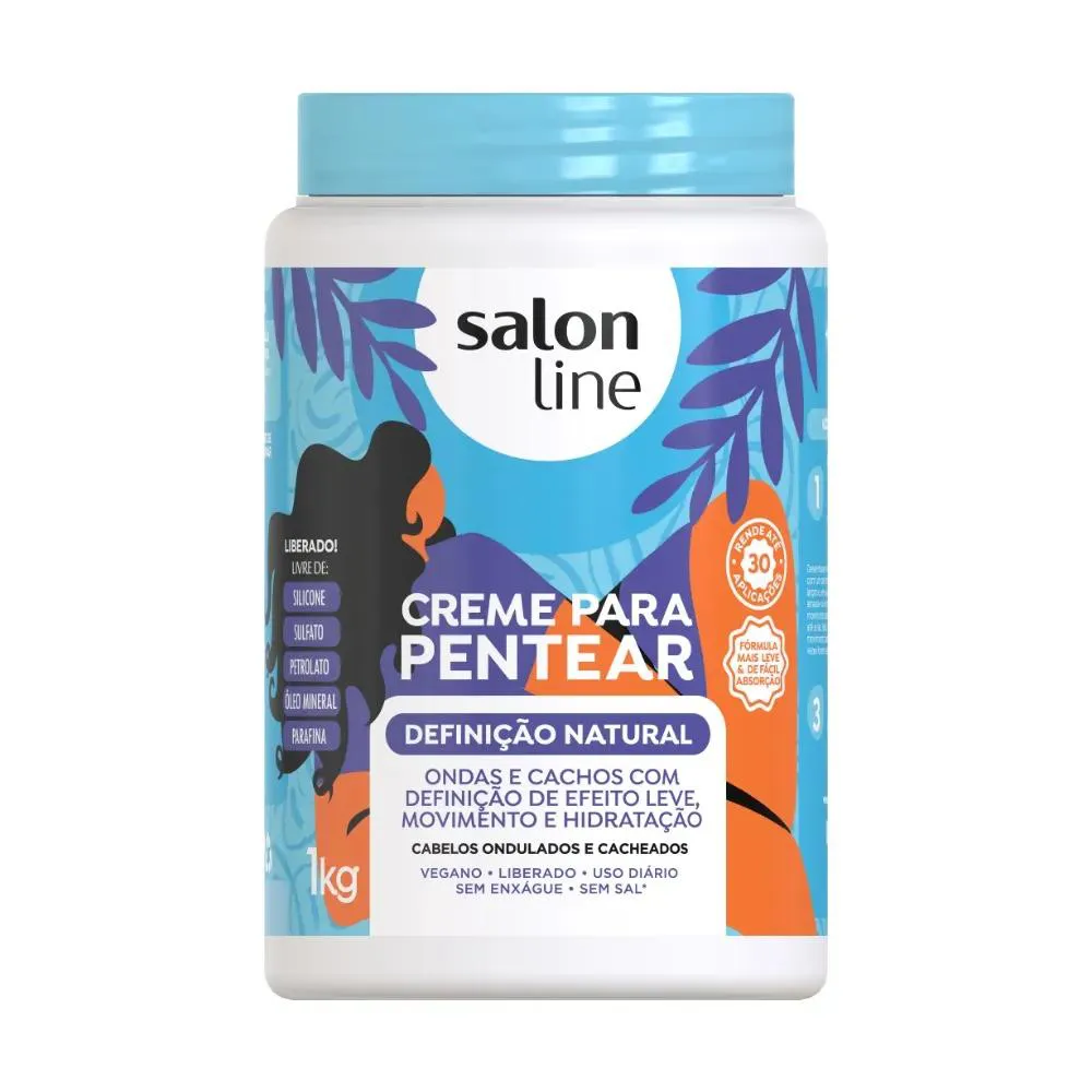 CREME DE PENTEAR SALON LINE DEFINIçãO NATURAL 1KG