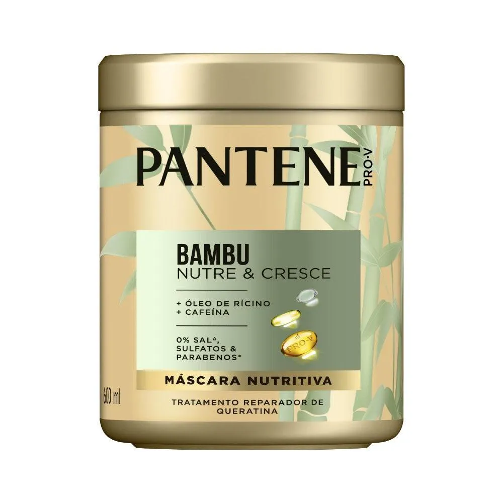 MáSCARA DE TRATAMENTO PANTENE BAMBU 600ML