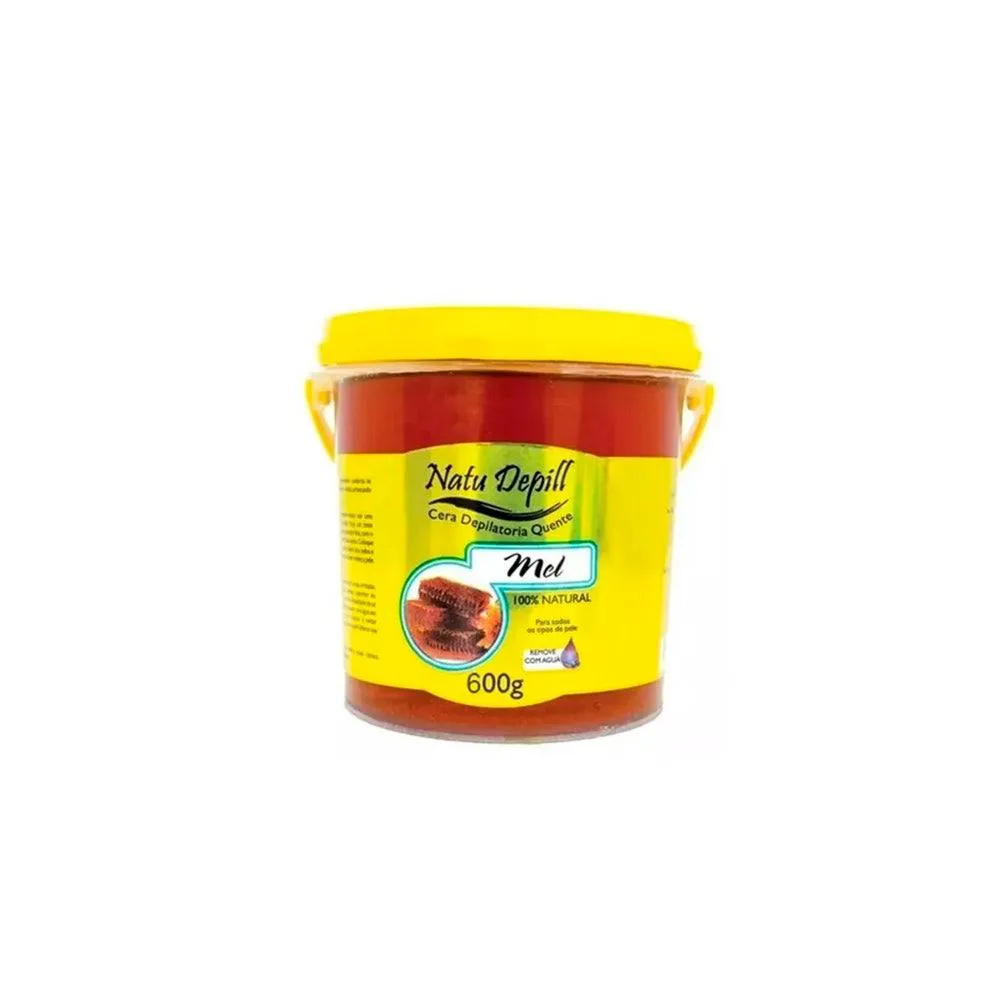 CERA DEPILATóRIA NATU DEPILL MEL 600G