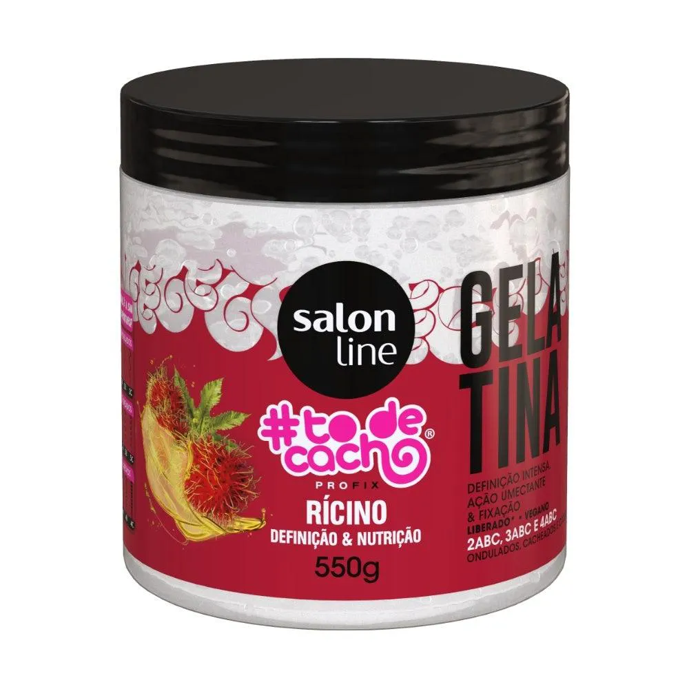 GELATINA CAPILAR SALON LINE #TODECACHO RíCINO 550GR