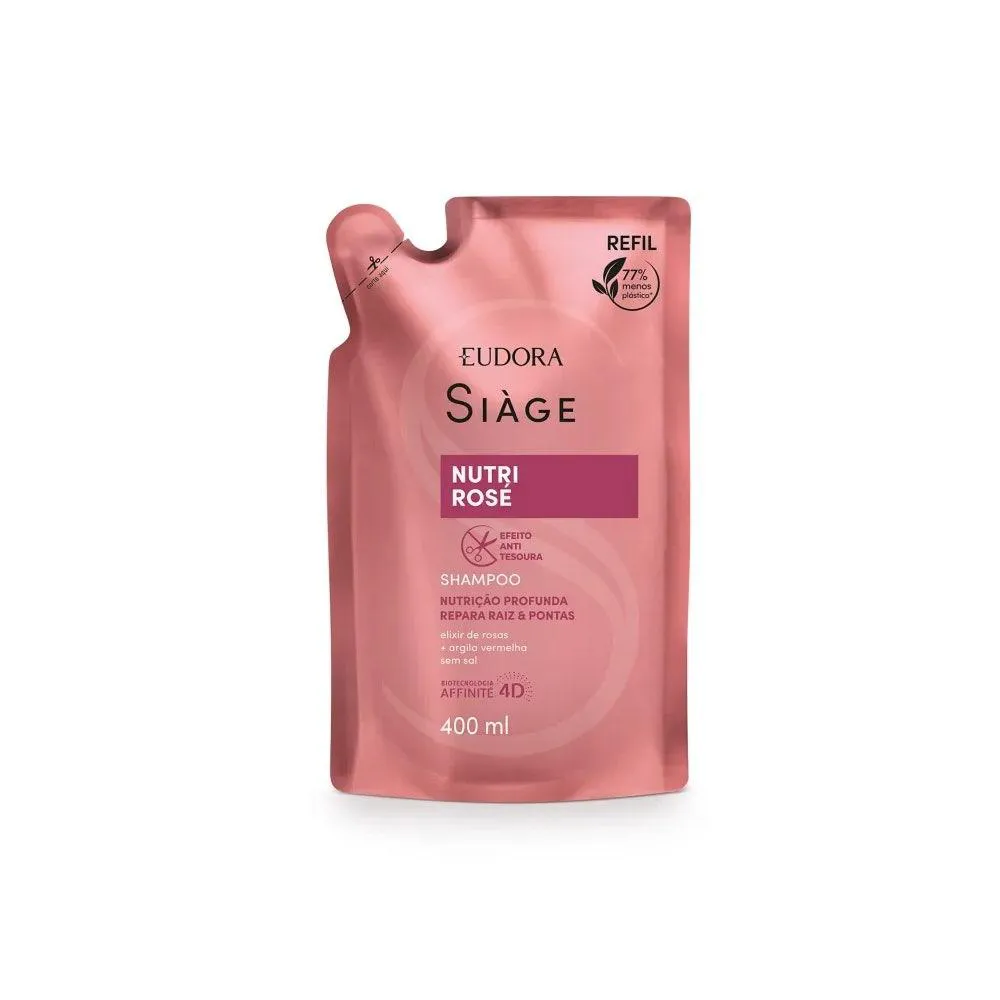 SHAMPOO SIàGE NUTRI ROSé REFIL 400ML