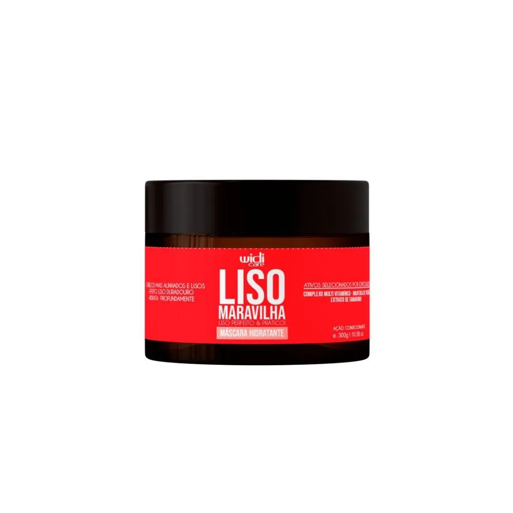 MáSCARA TRATAMENTO CAPILAR WIDI CARE LISO MARAVILHA 300GR