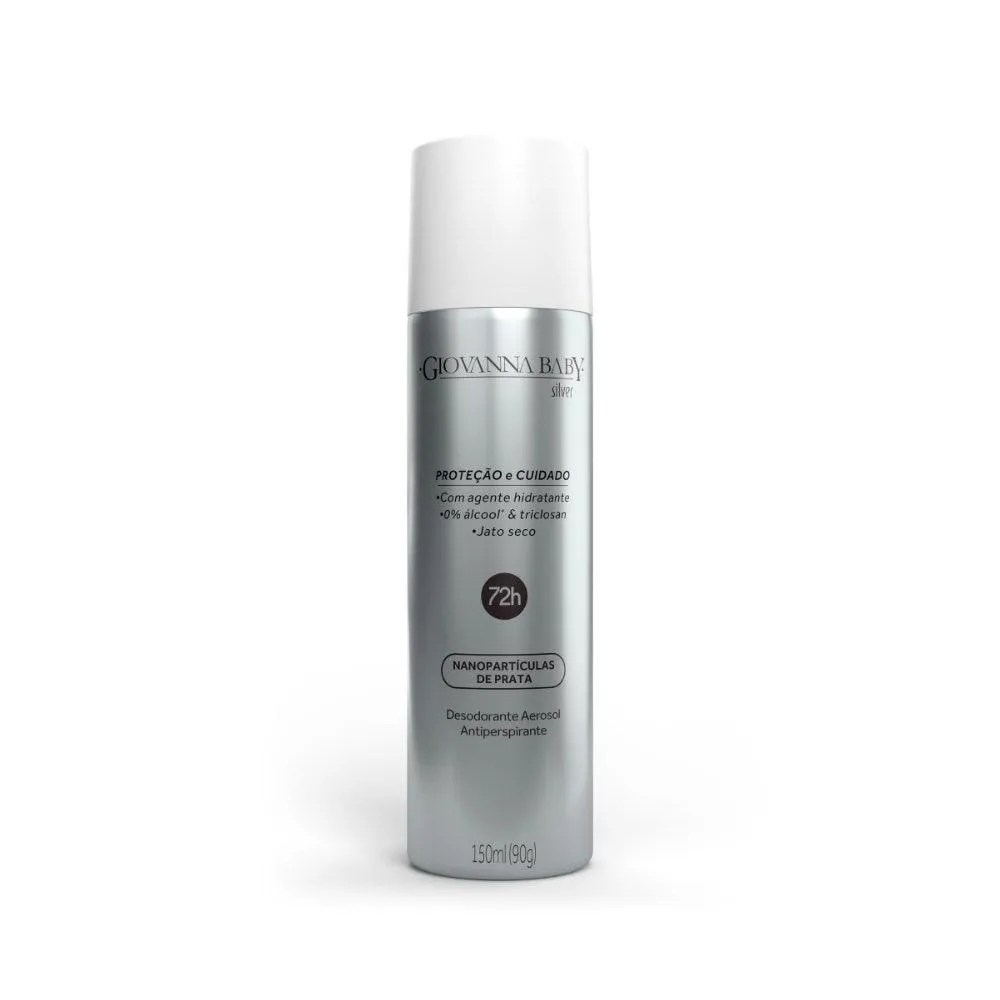 Desodorante Antitranpsirante Aerosol Giovanna Baby Gold Proteção e Cuidado Feminino 72h 150ml