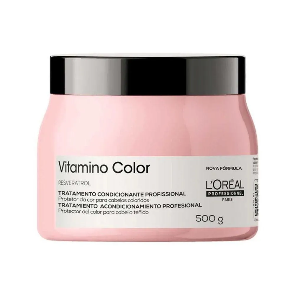 MáSCARA DE TRATAMENTO L'ORéAL PROFESSIONNEL VITAMINO COLOR 500G