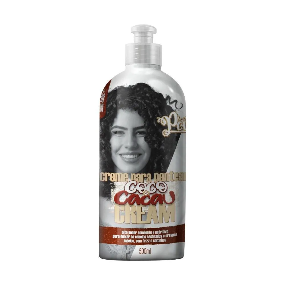 CREME PARA PENTEAR LEAVE IN SOUL POWER COCO E CACAU CREAM 500ML