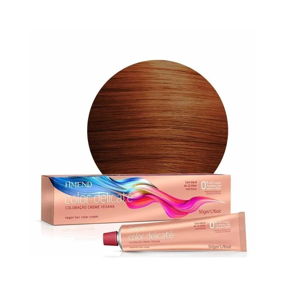 TINTURA AMEND DELICATE 0.43 COBRE INTENSIFICADOR 50GR