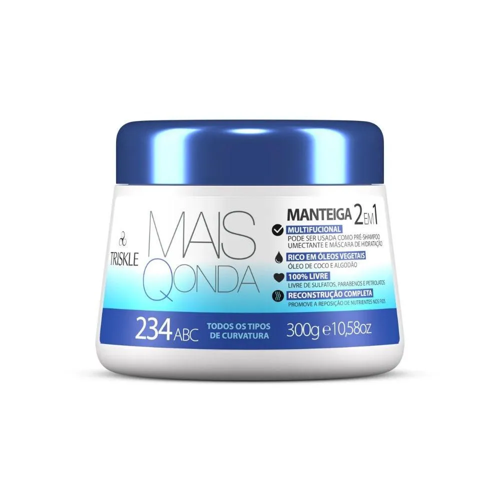 MANTEIGA TRISKLE MAIS Q ONDA 2 EM 1 300GR