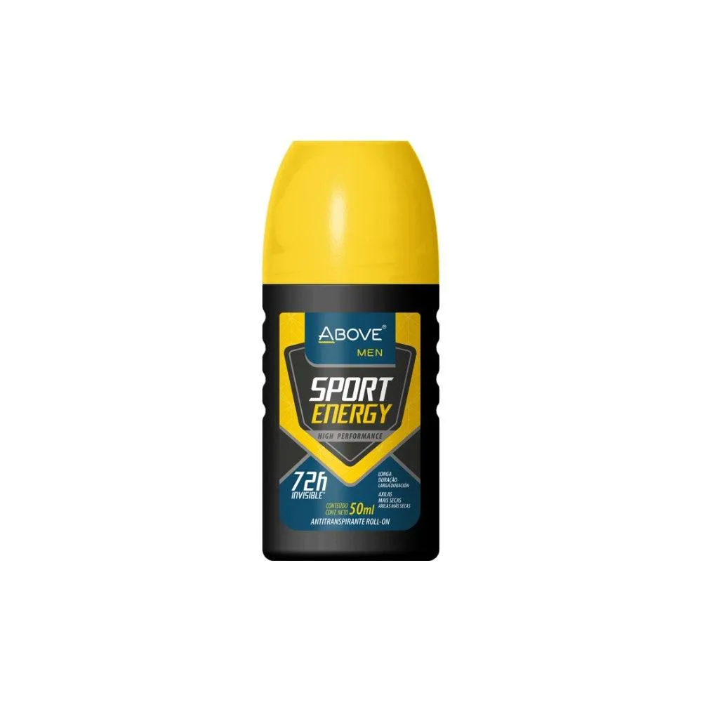 Desodorante Antitranspirante Roll-On Above Men Sport Energy 72h 50ml 