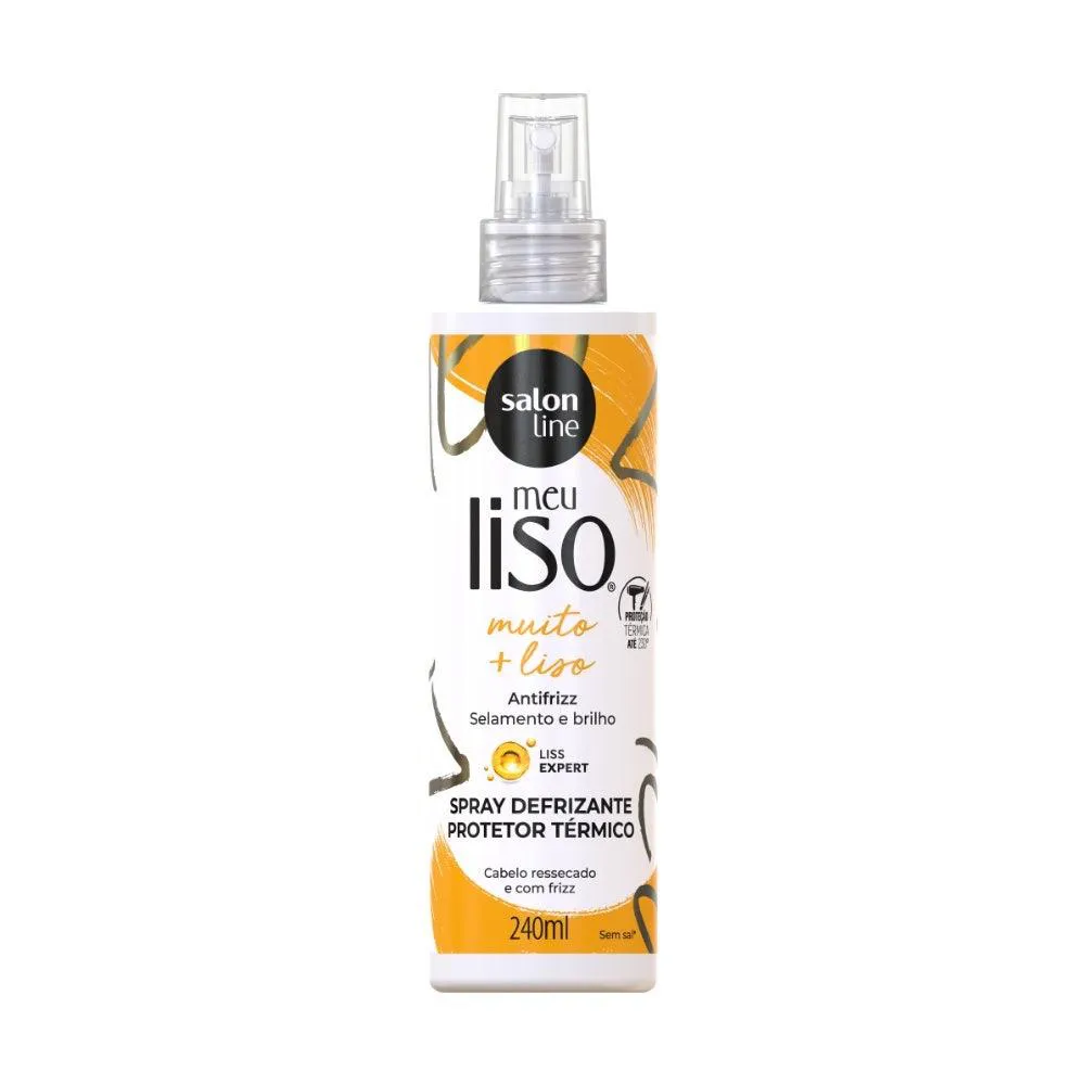 SPRAY DEFRIZANTE SALON LINE MEU LISO PROTETOR TéRMICO MUITO + LISO 240ML