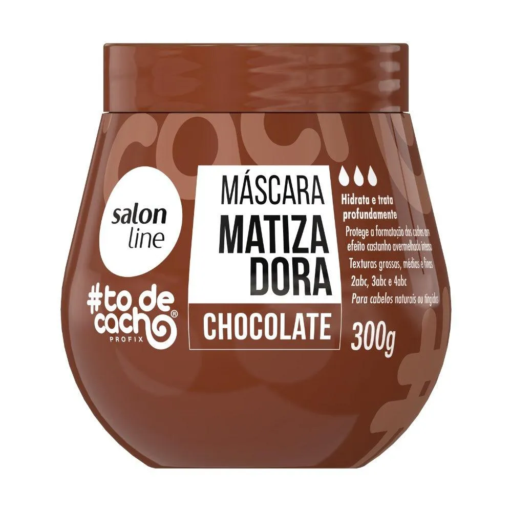 MáSCARA SALON LINE #TODECACHO MATIZADORA CHOCOLATE 300GR