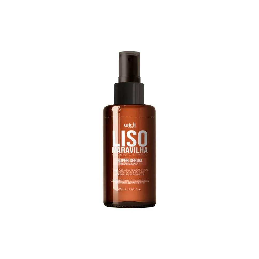 SéRUM CAPILAR WIDI CARE LISO MARAVILHA 60ML