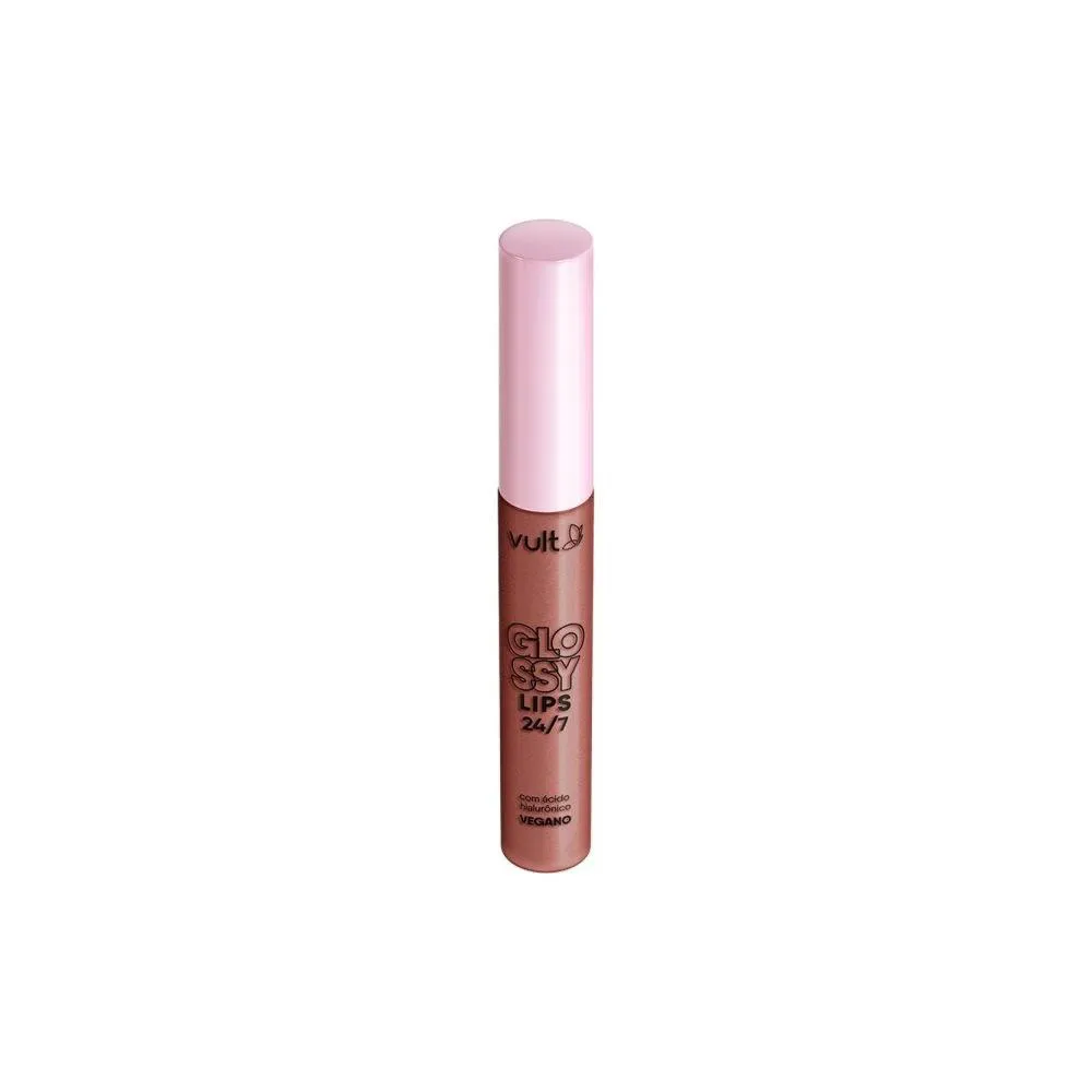 Batom Glossy Lips Vult 24/7 Pêssego Cintilante 5,2ml