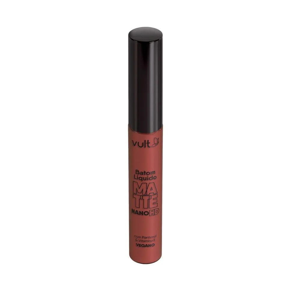 Batom Mate Líquido Vult Nano Hd Amêndoa 5ml