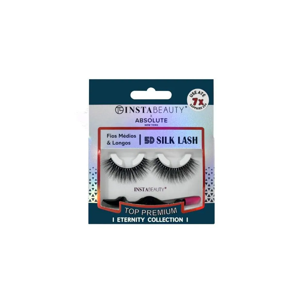 CíLIOS POSTIçOS ABSOLUTE NY 5D SILK SAPPHIRE 204