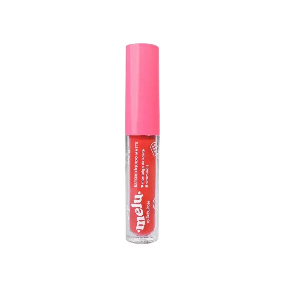 BATOM LíQUIDO MATTE RUBY ROSE MELU RED VELVET