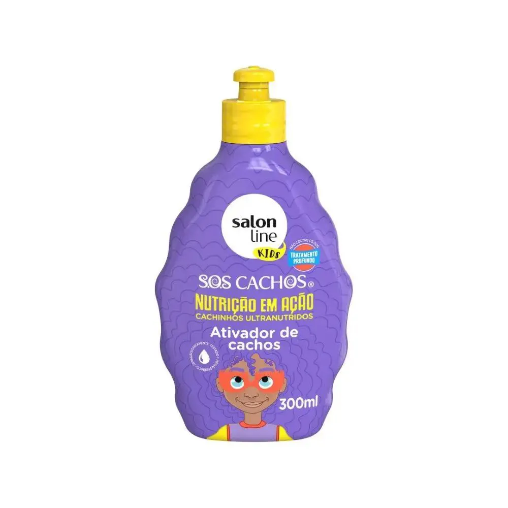 ATIVADOR CACHOS INFANTIL SALON LINE SOS DEFINIçãO 300GR