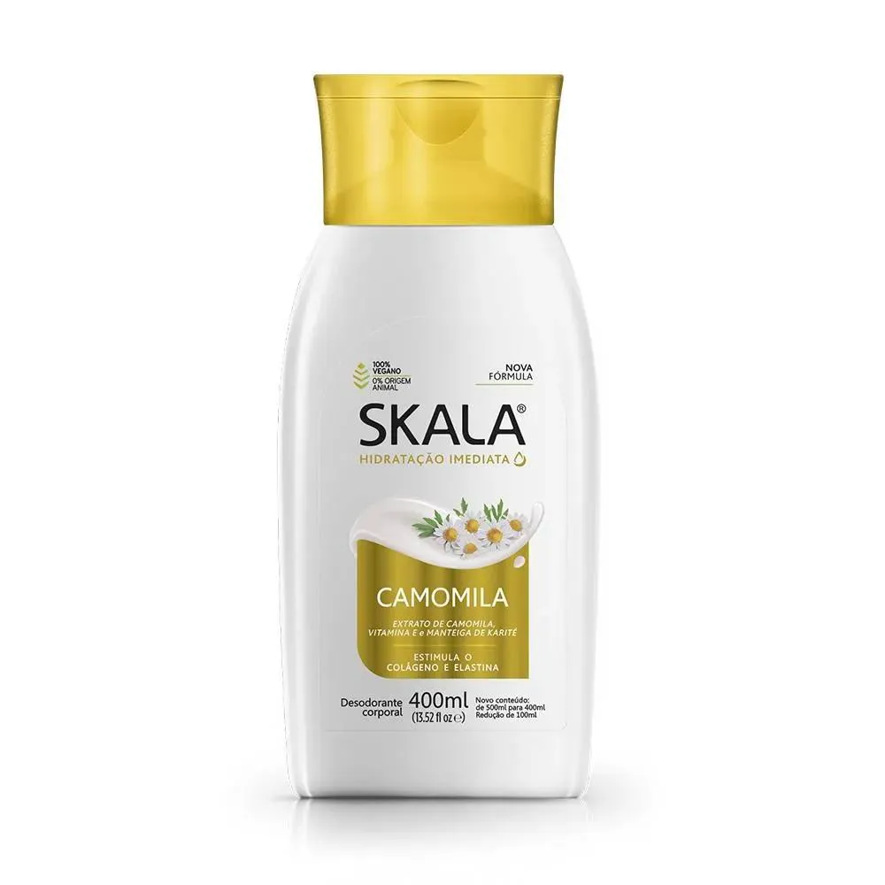 LOçãO HIDRATANTE CORPORAL SKALA CAMOMILA 400ML