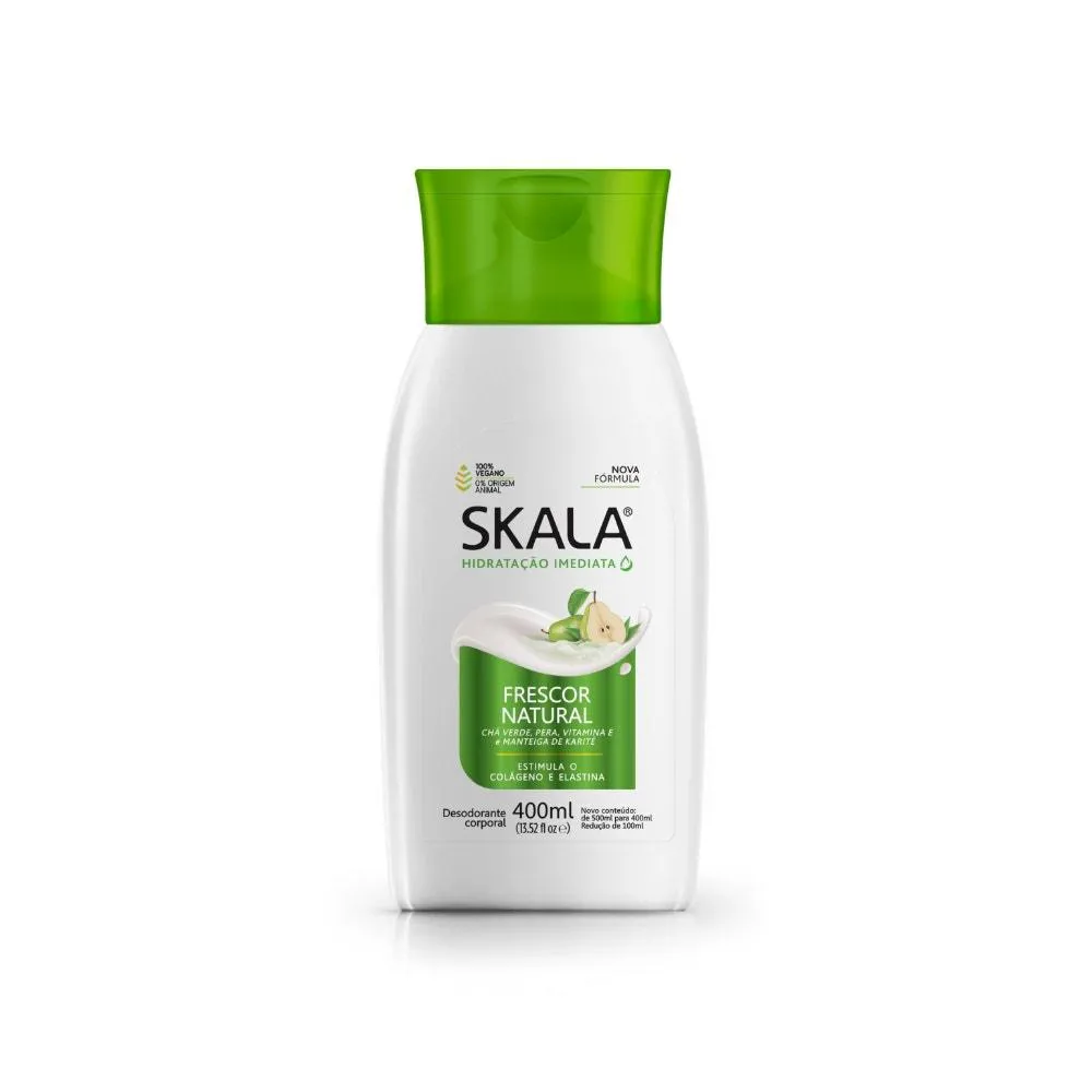 LOçãO HIDRATANTE CORPORAL SKALA FRESCOR NATURAL 400ML