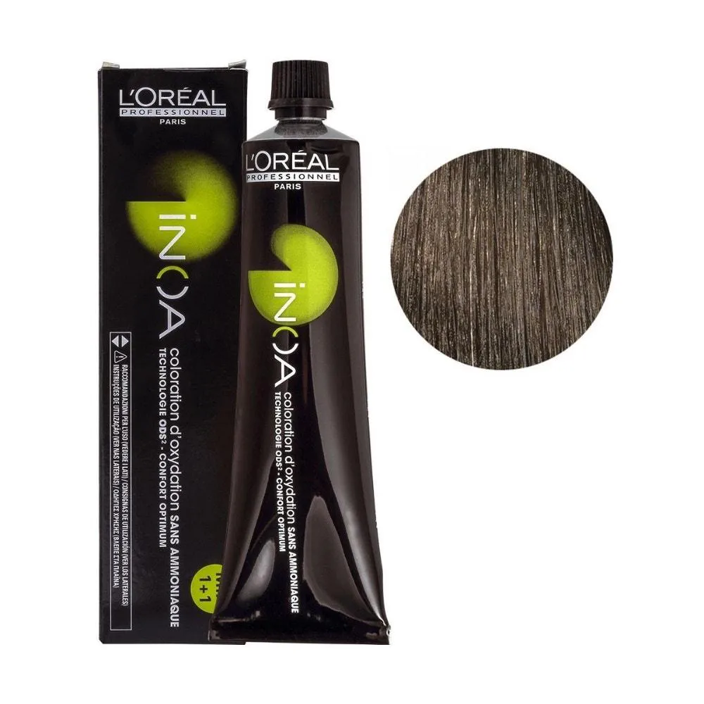 TINTURA L´OREAL PROFISSIONAL INOA 7.1 LOURO CENDRE