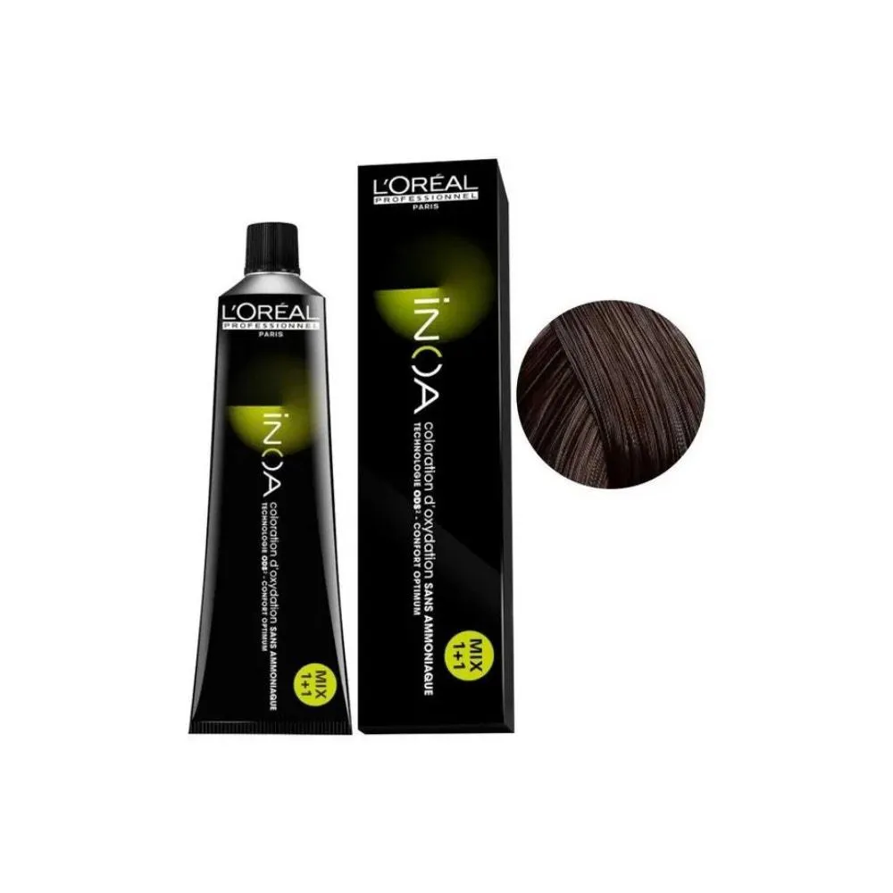 TINTURA LOREAL PROFISSIONAL INOA 3.0 CASTANHO ESCURO