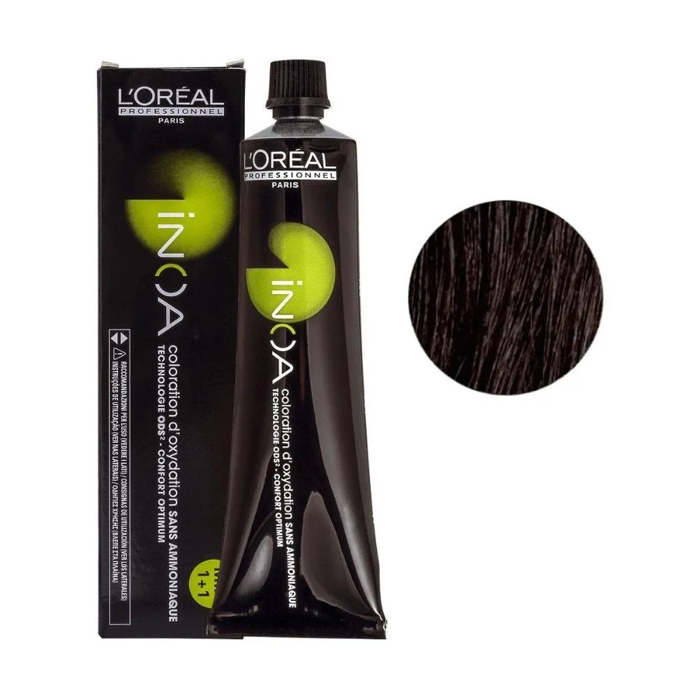 TINTURA L´OREAL PROFISSIONAL INOA 5.17 CASTANHO CLARO