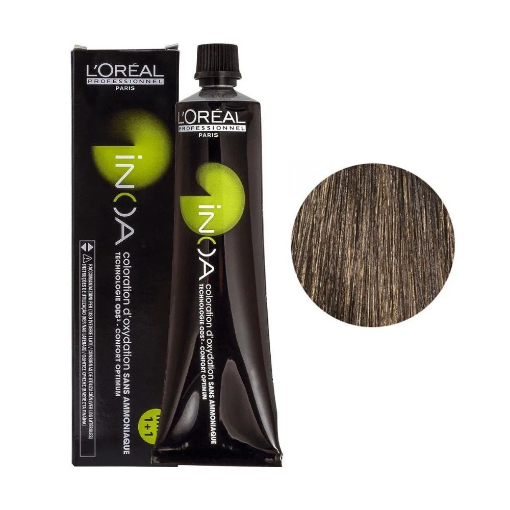 TINTURA L´OREAL PROFISSIONAL INOA 6.13 LOURO ESCURO DOURADO