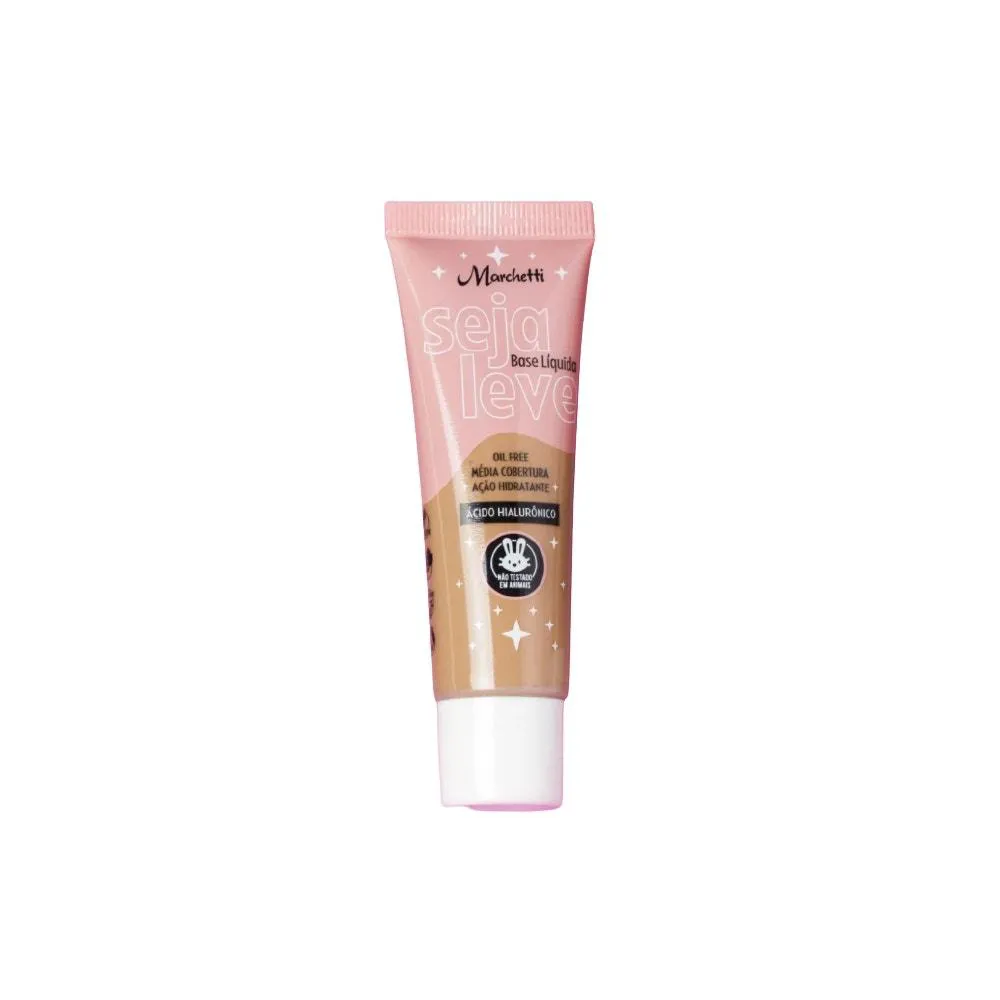 BASE FACIAL MARCHETTI LíQUIDA SEJA LEVE BEGE CASTANHO